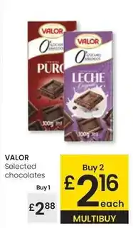 Eroski Valor - selected chocolates oferta