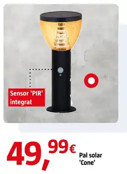 Bauhaus Pal solar 'Cone' oferta