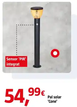 Bauhaus Pal solar 'Cone' oferta