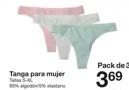 Zeeman Tanga para mujer oferta