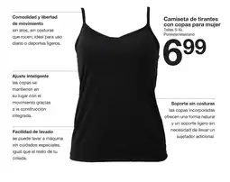 Zeeman Camiseta de tirantes con copas para mujer oferta