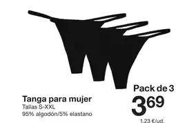 Zeeman Tanga para mujer oferta