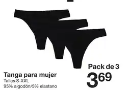 Zeeman Tanga para mujer oferta