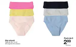 Zeeman Slip infantil oferta