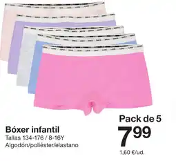 Zeeman Bóxer infantil oferta