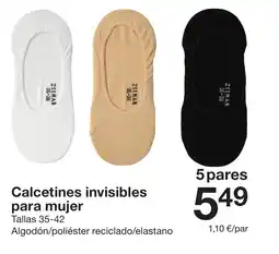 Zeeman Calcetines invisibles para mujer oferta