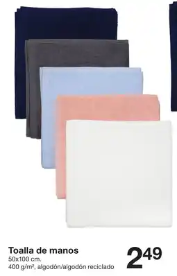 Zeeman Toalla de manos oferta