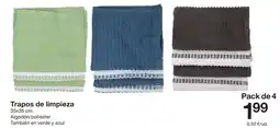 Zeeman Trapos de limpieza oferta