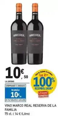 E.Leclerc Marco real - vino reserva de la familia oferta