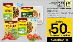 Eroski Old el paso - wrap mejicano, 350 g oferta