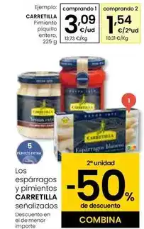 Eroski Carretilla - pimiento piquillo entero, 225 g oferta