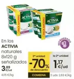 Eroski Danone - activia oferta