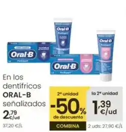 Eroski Oral b - dentifricos oferta