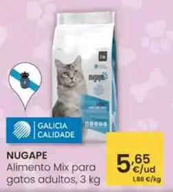 Eroski Nugape - alimento mix para gatos adultos oferta