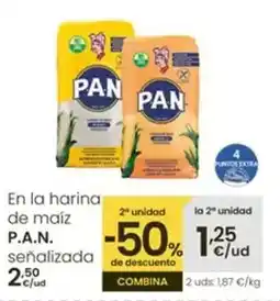 Eroski P.a.n. - harina de maiz oferta