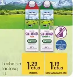 Eroski Central lechera asturiana - leche sin lactosa desnatada 0% mg oferta