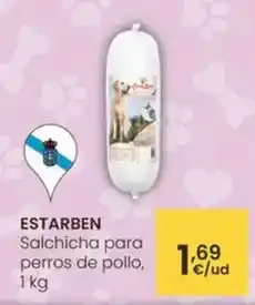 Eroski Estarben - salchicha para perros de pollo oferta
