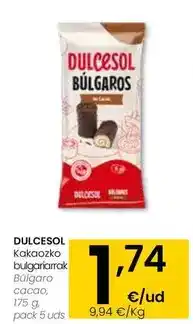 Eroski Dulcesol - bulgaro cacao, pack oferta