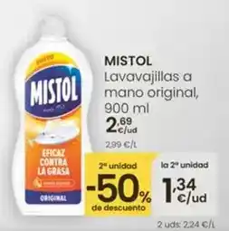 Eroski Mistol - lavavajillas a mano original oferta
