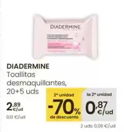 Eroski Diadermine - toallitas desmaquillantes oferta