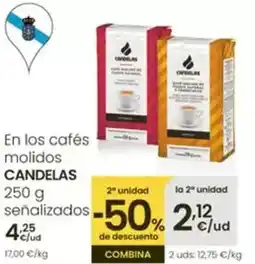 Eroski Candelas - cafe molido oferta