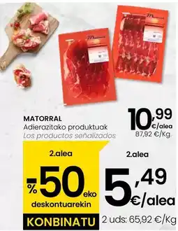 Eroski Matorral - productos oferta