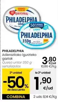 Eroski Philadelphia - queso untar oferta