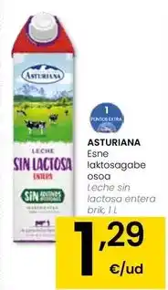Eroski Asturiana - leche sin lactosa entera oferta