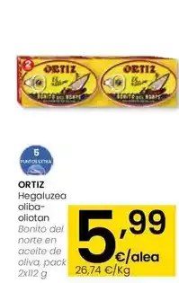 Eroski Ortiz - bonito del norte en aceite de oliva oferta