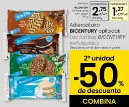 Eroski Bicentury - tortitas arroz con yogur oferta