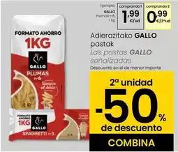 Eroski Gallo - plumas n6 oferta