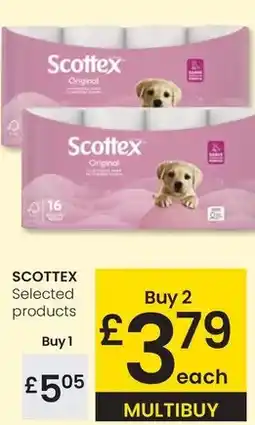 Eroski Scottex - selected products oferta