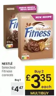 Eroski Nestlé - selected fitness cereals oferta