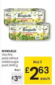 Eroski Bonduelle - very fine peas without added sugar oferta