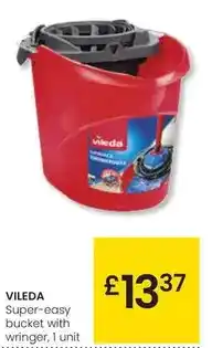 Eroski Vileda - super-espy bucket with wringer oferta