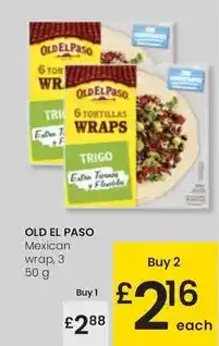 Eroski Old el paso - mexican wrap oferta