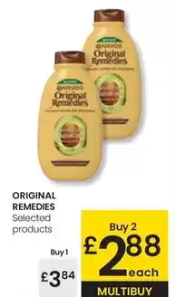 Eroski Garnier - original remedies selected products oferta