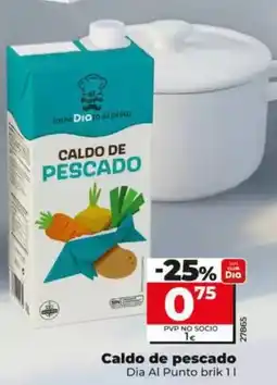 Dia Dia al punto - caldo de pescado oferta