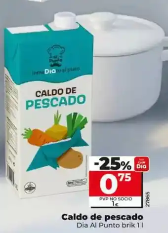 Dia Dia al punto - caldo de pescado oferta