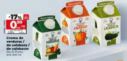 Dia Dia al punto - crema de verduras/de calabaza/de calabacín oferta