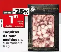 Dia Dia mari marinera - taquitos de mar cocidos oferta
