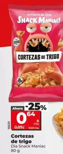 Dia Dia snack maniac - cortezas de trigo oferta