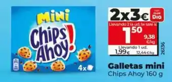 Dia Chips ahoy - galletas mini oferta