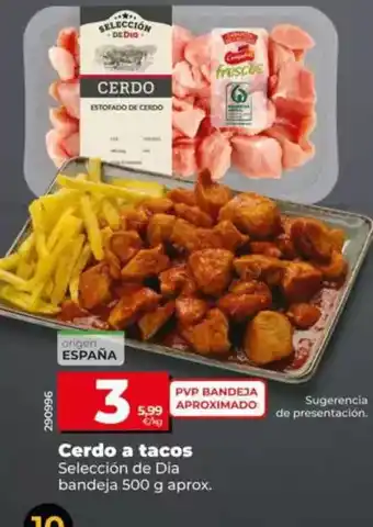 Dia Seleccion de dia - cerdo a tacos oferta