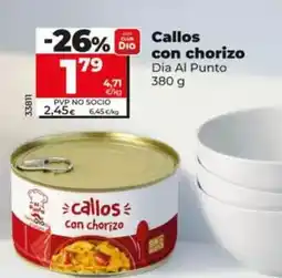 Dia Dia al punto - callos con chorizo oferta