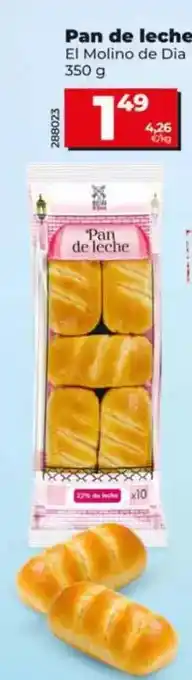 Dia El molino de dia - pan de leche oferta