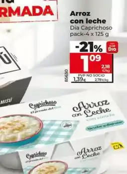 Dia Dia caprichoso - arroz con leche oferta