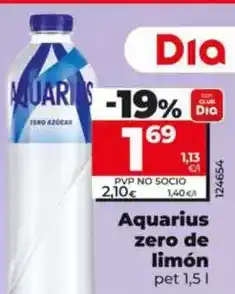 Dia Aquarius - zero de limon oferta
