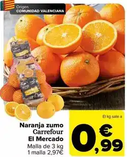 Carrefour Carrefour - naranja zumo el mercado oferta