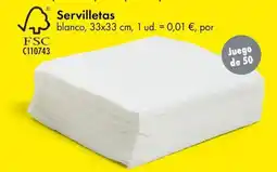 TEDi Servilletas oferta